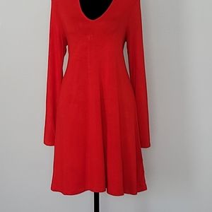 Express red dress
